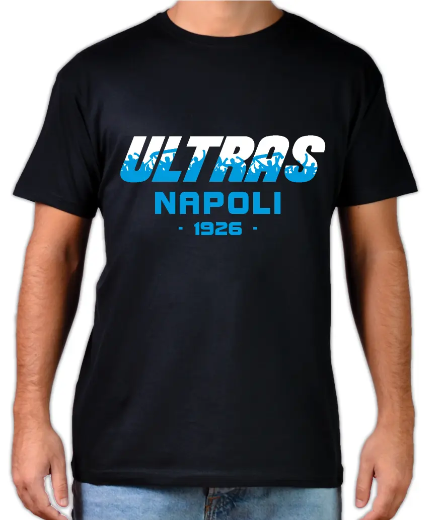 Maglietta nera ultras Napoli